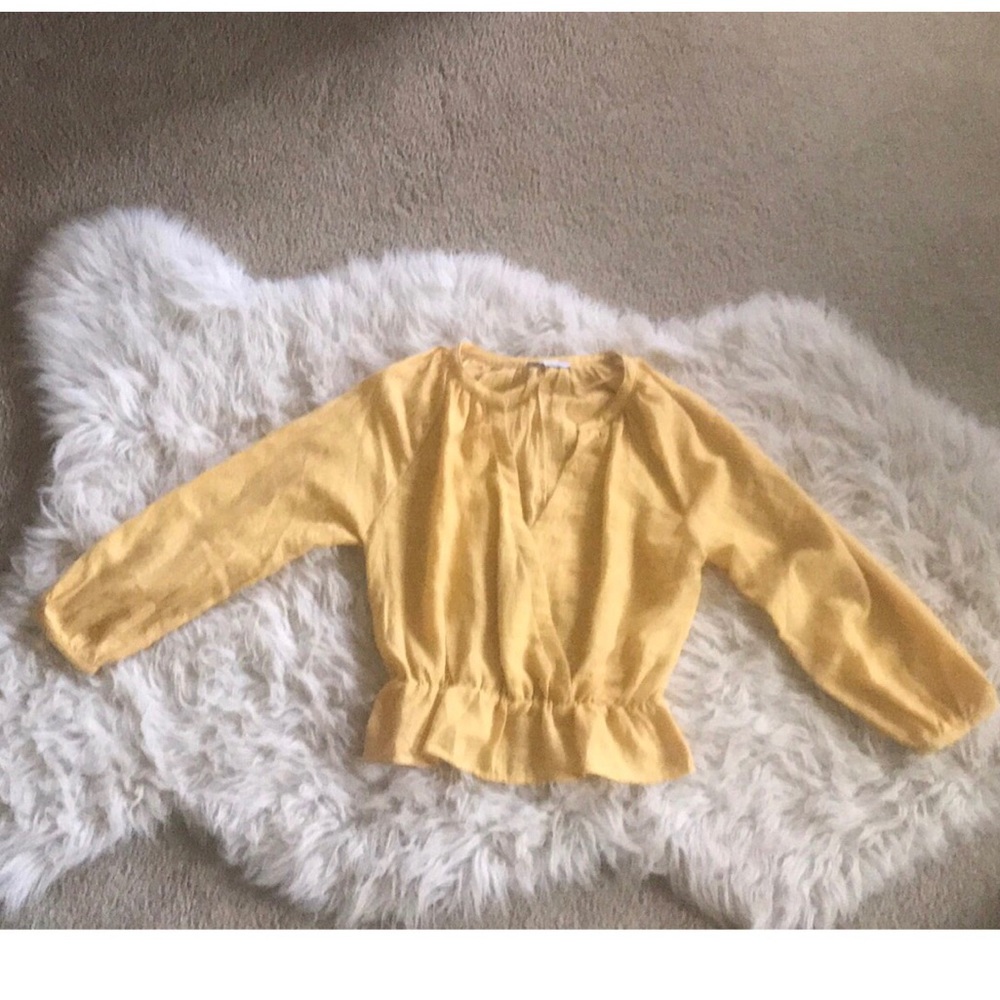 Women’s mustard boutique long sleeve